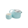 Load image into Gallery viewer, Tea Pot Set (Blue) with Organic Oolong Green Tea